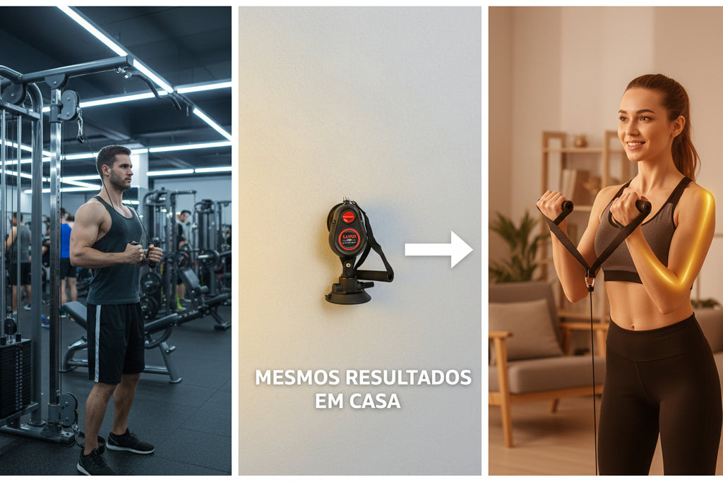 Polia portatil de Resistência com ventosa