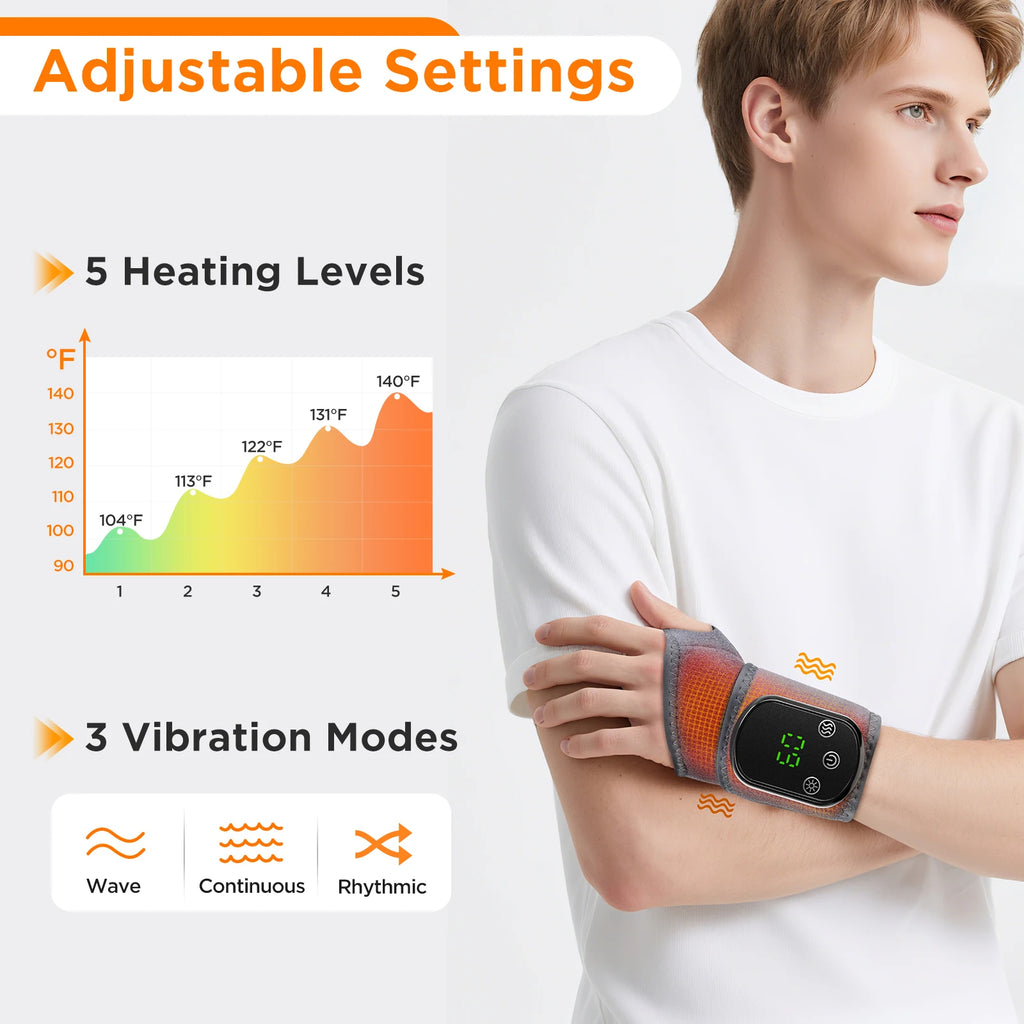 Aquecedor e Massajador Vibratório envolvente