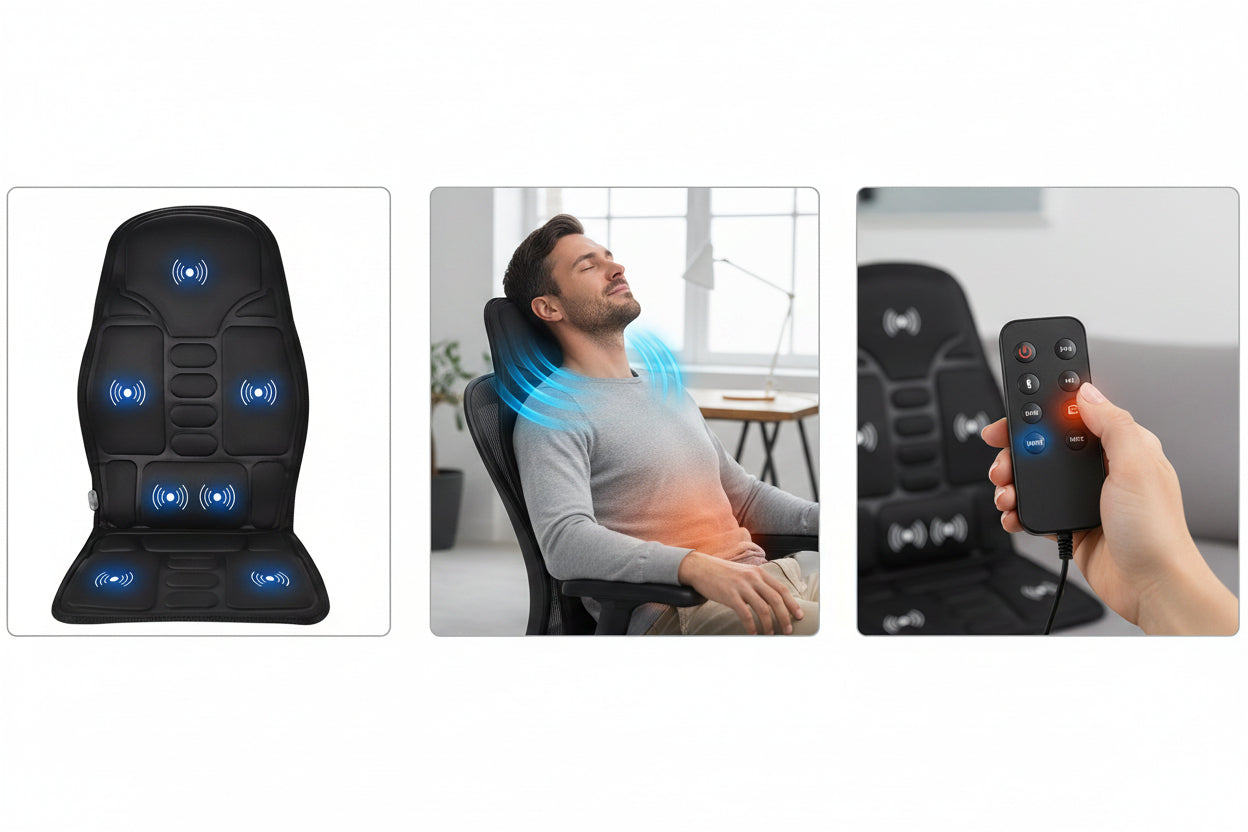 Almofada de Massagem Vibratória para Cadeira