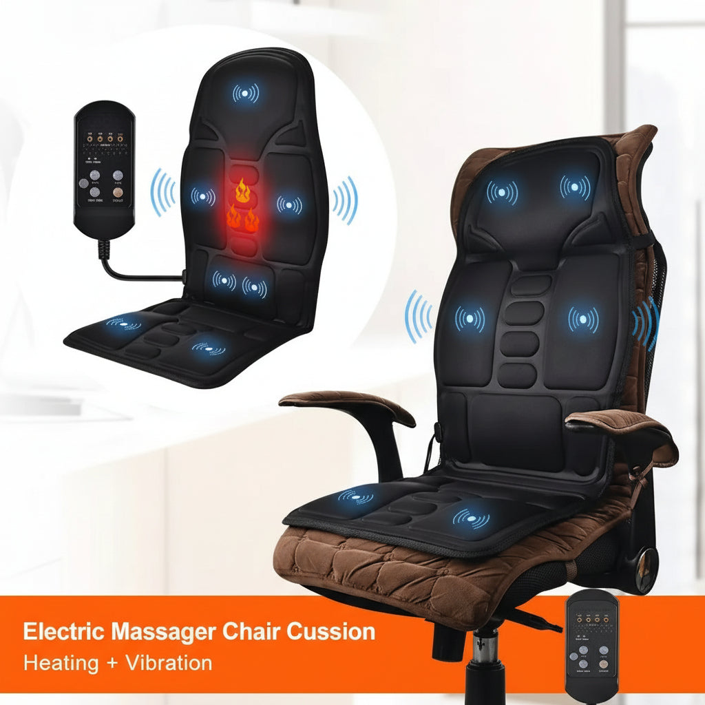 Almofada de Massagem Vibratória para Cadeira
