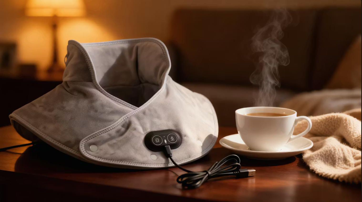 Almofada Elétrica de Aquecimento para Ombros e Cervical